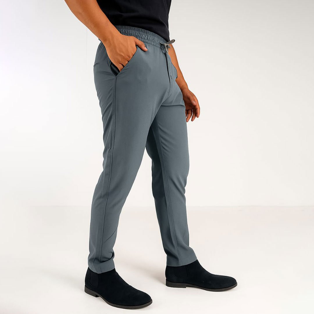 China Stitch Trouser Black & Ash 2_Pcs Combo Package - Image 2